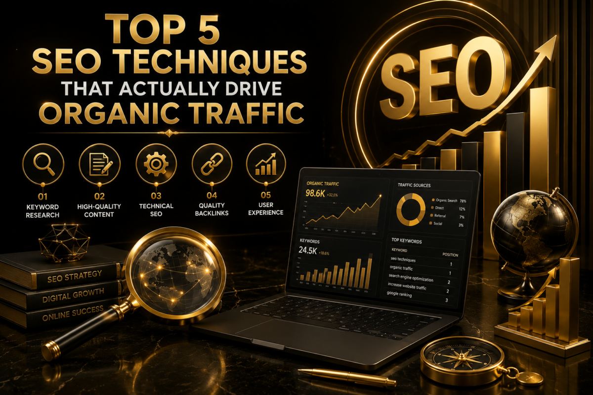 Top 5 SEO Techniques That Actually Drive Organic Traffic