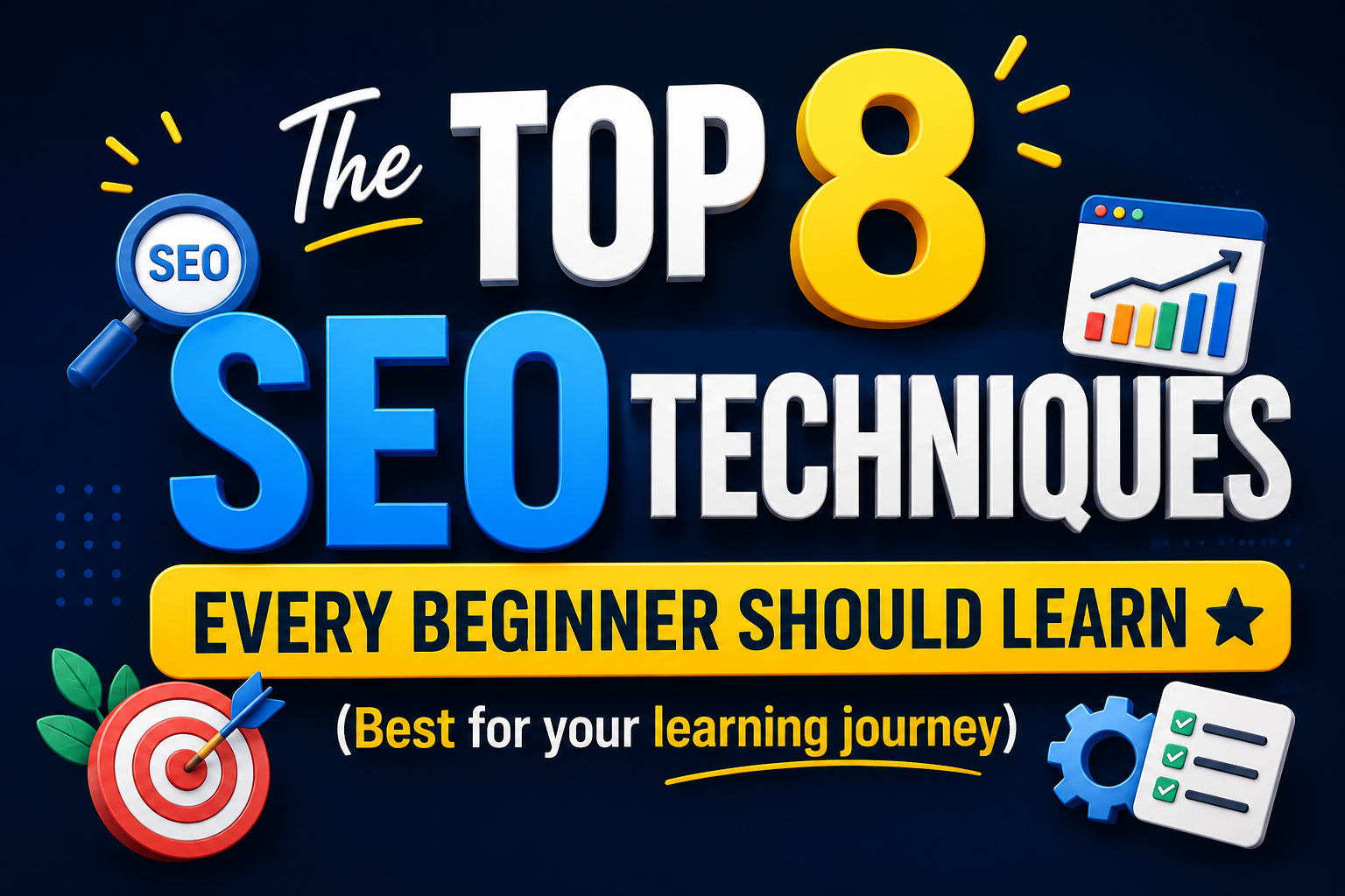 Top 8 SEO Techniques Every Beginner Should Learn