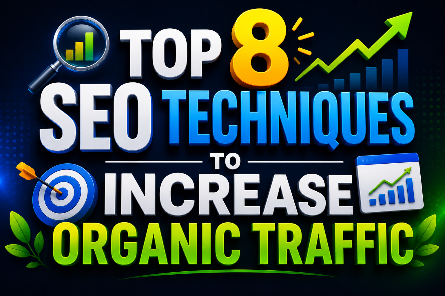Top 8 SEO Techniques to Increase Organic Traffic